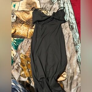 Elegant Black Off-Shoulder Dress